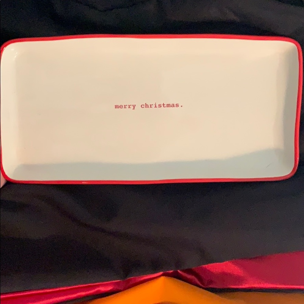Rae Dunn Christmas platter